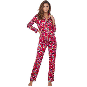 Victoria’s Secret Heart Print Pajama Set Y2K Valentine Small